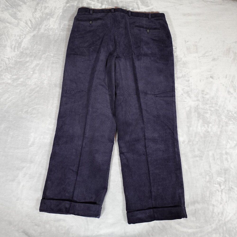 Brooks Brothers Elliot Corduroy Pants Mens 38x30 (Fits 38x28) Altered Cuffed - Picture 6 of 10